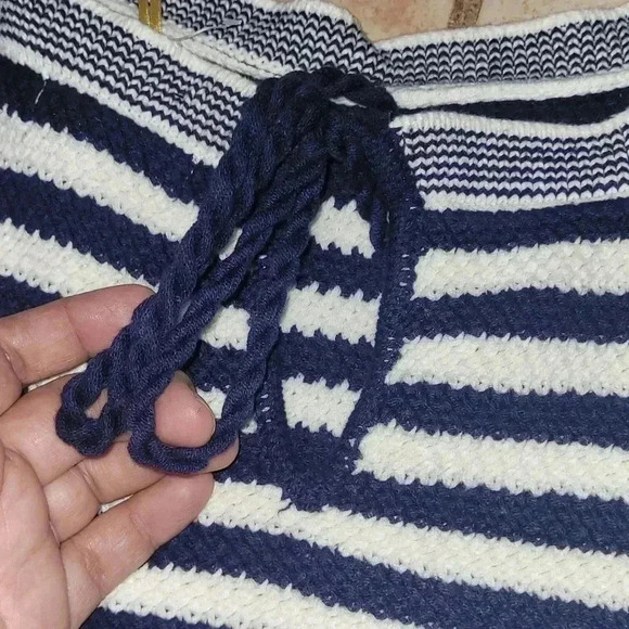 NWT HOUSE OF HARLOW 1960 Navy Striped Sleeveless Top & Shorts 2 Piece Set large - Picture 8 of 8